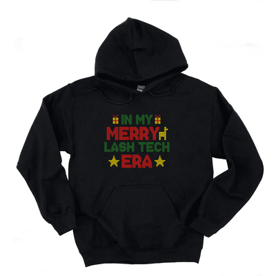 Lash Artist Hoodie, In My Merry Lash Tech Era, Gift for Lash Tech