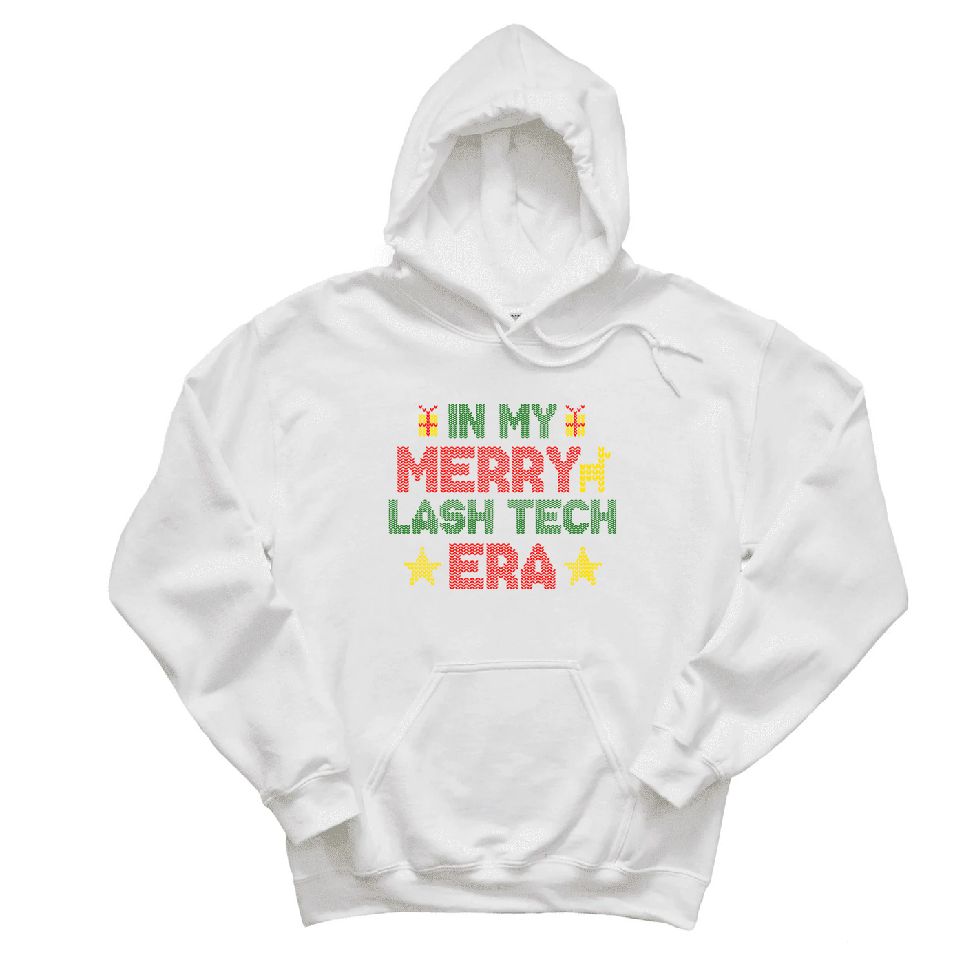 Lash Artist Hoodie, In My Merry Lash Tech Era, Gift for Lash Tech