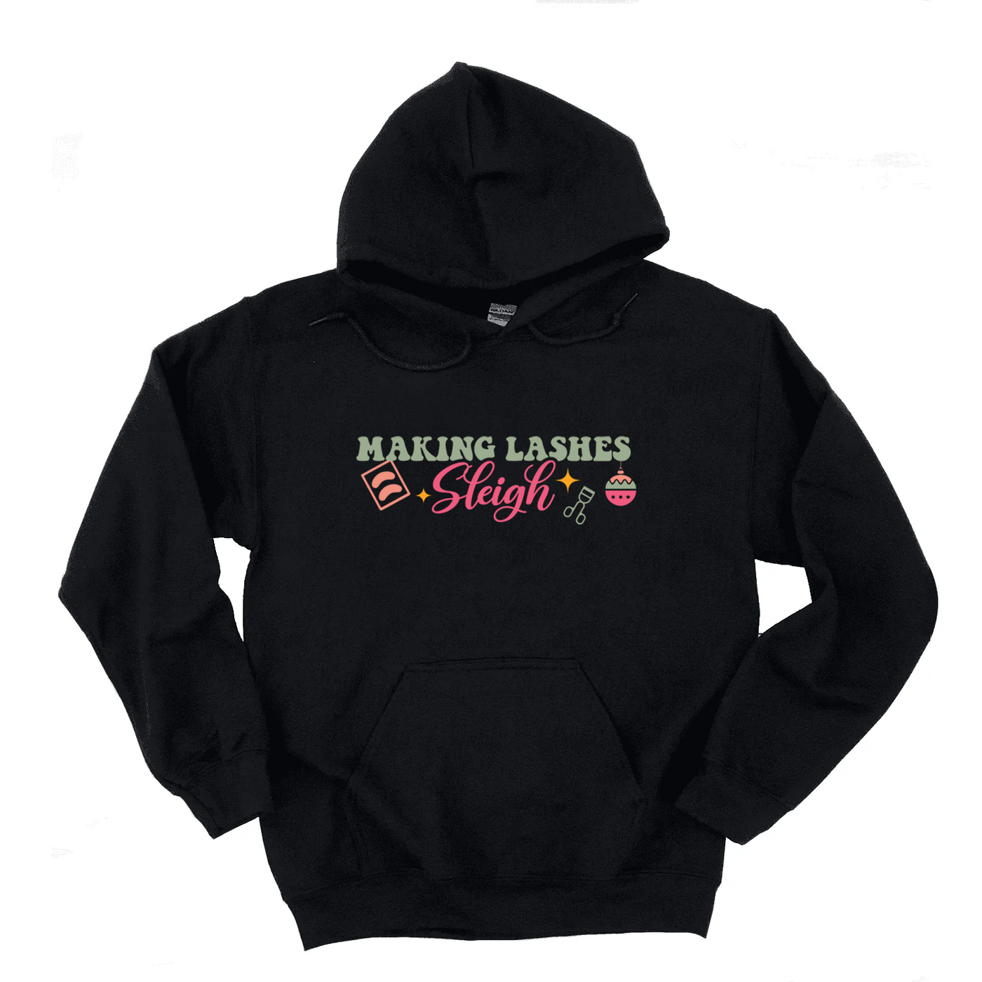 Lash Artist Hoodie, Making Lashes Sleigh, Gift for Lash Tech