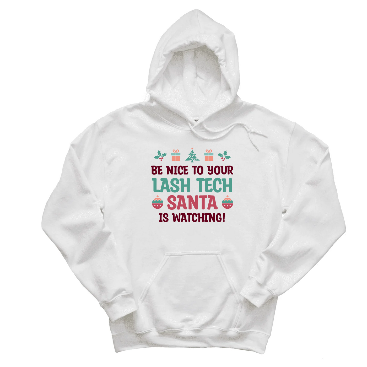 Lash Artist Hoodie, Be Nice, Gift for Lash Tech
