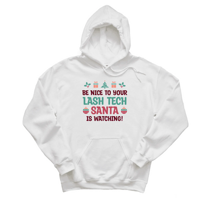 Lash Artist Hoodie, Be Nice, Gift for Lash Tech
