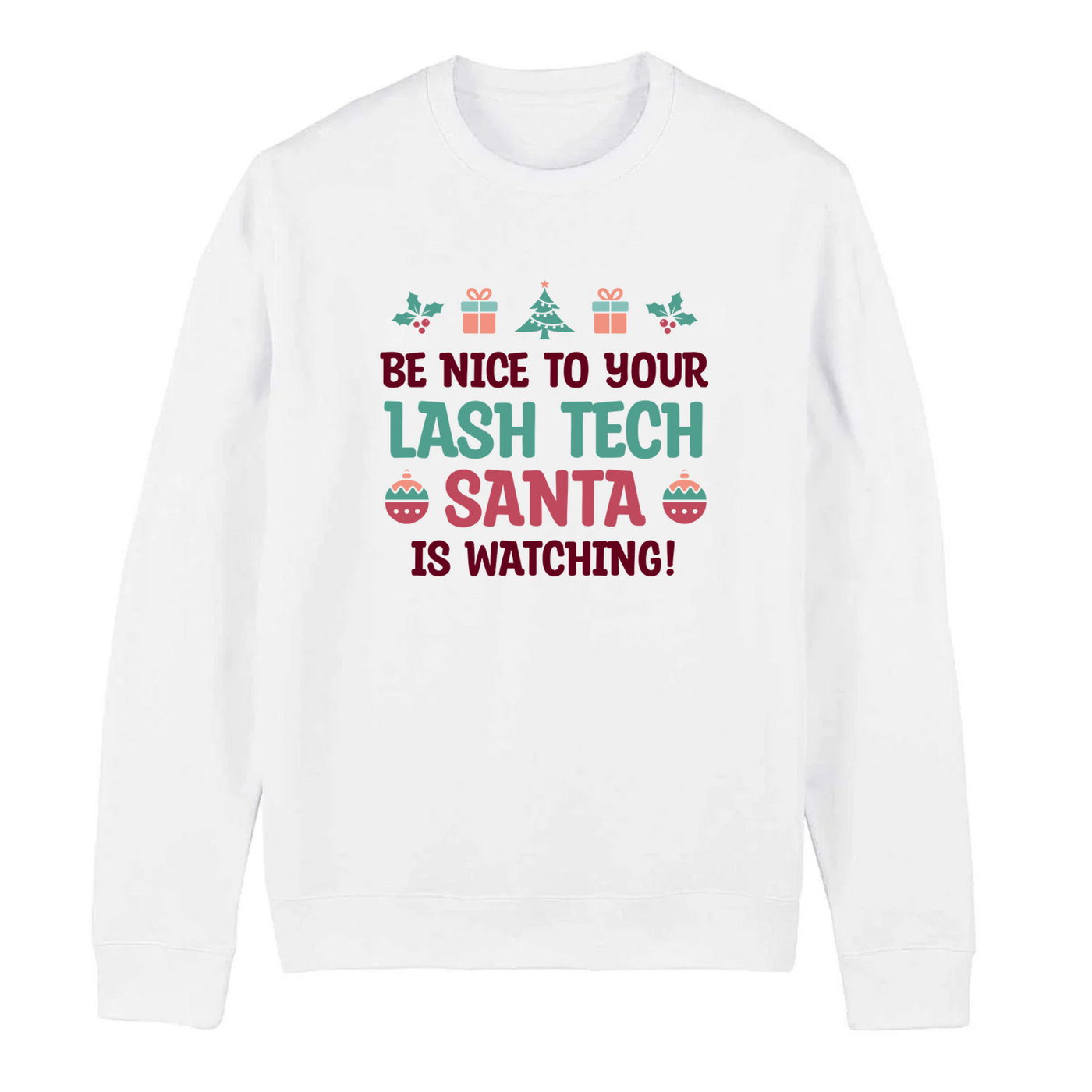 Lash Artist Sweatshirt, Be Nice, Gift for Lash tech