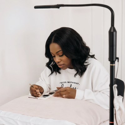 Lash Artist Sweatshirt, Eyes Without Lashes Are Like Cake Without Frosting, Gift for Lash tech