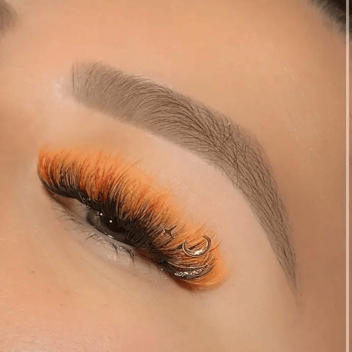 ORANGE Promade/Wispy Fans 3D - 9D | .07 | 500 fans | for WHOLESALE Pre-order