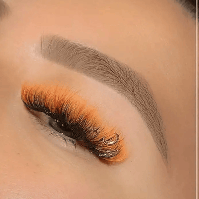 ORANGE Promade/Wispy Fans 3D - 9D | .07 | 500 fans | for WHOLESALE Pre-order