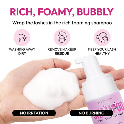 Eyesy Lash Shampoo - Foam Lash Cleaner