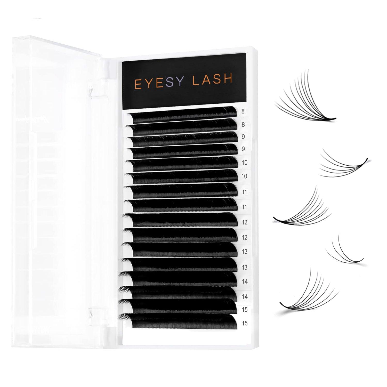Velvet FauxMink Russian Volume/Mega VOLUME Lash Extensions | .05 .07 .10 | Mixed/Single length | for WHOLESALE Pre-order Only - Eyesy Lash